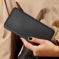 Pikkukuva 4 / 5: Kotelo Xiaomi Redmi A3:lle - AVIZAR - Kääntökorttipidike ja videotuki - musta Svart