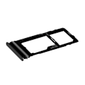 Miniatyrbild 1 av 4: SIM-kortsfack - Samsung - Galaxy A52/A72 - Svart - 1x Nano SIM - 1x Micro SD Svart