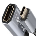 Pikkukuva 2 / 5: USB C - HDMI 4K Korkean Resoluutio Compact Design LinQ Musta adapteri