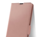 Miniatyrbild 4 av 4: Fodral för Samsung S20 FE - AVIZAR - Kortficka - Videostöd - Rosa - Hård - Ekologisk läder rosa guld