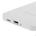 Miniatyrbillede 5 af 5: Coque til Samsung S25 Edge Silikone Fleksibel Soft Touch Original Samsung Lys Grå