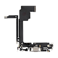 Pikkukuva 2 / 4: Latausliitin - AVIZAR - iPhone 15 Pro Max - USB C - Mikrofon - Luonnollinen titaani Grå