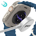 Pikkukuva 3 / 5: Apple Watch 5W: n magneettikaapeli USB-C:n kompaktilla liittimellä Bwoo Valkoinen Vit