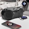 Miniatyrbillede 6 af 6: Bluetooth 5.0 audio adapter til 3.5mm jack Transmitter / Receiver Akashi Svart