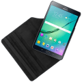 Miniatyrbillede 3 af 4: Housse - Samsung - Galaxy Tab S2 8'' - Rotativ 360° - Fuld beskyttelse - Eco-læder med struktureret overflade Svart