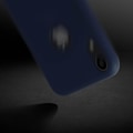 Miniatyrbillede 4 af 4: Beskyttelsesskal - AVIZAR - iPhone XR - Semi-hård silikone - Soft Touch-finish - Mørkeblå Midnattsblå