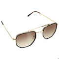 Miniatyrbillede 1 af 5: Aviator Solbriller CV3087 Gradient Linser UV400 Guld Gul