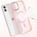 Pikkukuva 3 / 6: MagSafe-kuori iPhone 11 Matte Frosted Tausta Vaaleanpunainen Reuna Rosa