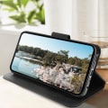 Miniatyrbillede 3 af 6: Etui til Samsung Galaxy A25 5G - AVIZAR - Flip Wallet Video Support - Sort Svart