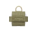 Miniatyrbild 2 av 4: Mini Sac AirPods 3 - IDEAL OF SWEDEN - Modell Flo - Syntetiskt läder - Grön - Karbinhake Grön