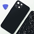 Miniatyrbillede 4 af 4: iPhone 13 Mini chassis - AVIZAR - Sort - Udskiftning bagrude Svart