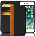 Miniatyrbillede 2 af 4: Housse til iPhone 7 og 8 - AVIZAR - Folio-etui - Øko-læder - Kortopbevaring - Støttefunktion sort Svart