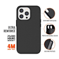 Pikkukuva 3 / 4: Suojakuori iPhone 14 Pro Max -puhelimelle - EIGER - Jäykkä kahdella erittäin vahvistetulla putoamisenestokerroksella 4M - musta Svart