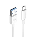 Miniatyrbild 2 av 5: Kabel USB-C Laddning och dataöverföring Intensitet 1A Längd 1,5m Vit