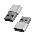 Miniatyrbild 1 av 5: USB till USB-C Adapter Laddning och Data Sync Kompakt Silver