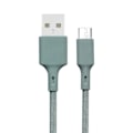 Miniatyrbild 2 av 5: Ekologisk kabel Mikro-USB Intensitet 2,1A 2m Återvinningsbar Bara grön grön
