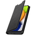 Miniatyrbillede 2 af 5: Samsung Galaxy A03 etui Saffiano Læder Ultra-Stiv Back Video Support BigBen Black Svart