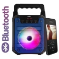 Miniatyrbillede 3 af 5: Lys højttaler - LINQ - Bluetooth - Mikrofon kompatibel - Kortlæser - Blå Blå