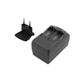 Miniatyrbillede 2 af 2: Oplader til CR2 CR123 3V Batteri Kompatibel med Canon / Kodak / Nikon 3V Sort Svart