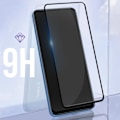 Miniatyrbillede 3 af 5: Beskyttelsesfilm - AVIZAR - Xiaomi Redmi Note 12 5G - Hærdet glas - 9H hårdhed - Anti-fingeraftryk Svart