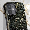 Miniatyrbillede 4 af 5: Cover til iPhone 12 Mini Marbled Luxury Ultra tynd Port Laurent Marble iDeal of Sweden Sort / Guld