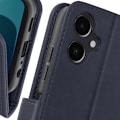 Pikkukuva 3 / 5: Suojakuori Samsung Galaxy A06:lle - AVIZAR - Chesterfield - Lompakko ja videoteline - Sininen Blå