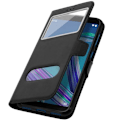 Pikkukuva 2 / 4: Housse - AVIZAR - Asus Zenfone Max M1 ZB555KL - Musta Silikoni - Kaksoisikkuna - Integroitu Tuki Svart