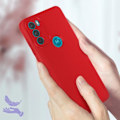 Pikkukuva 4 / 5: Motorola Moto G71 5G Puolijäykkä Soft-touch Hieno kotelo punainen