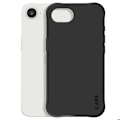 Miniatyrbillede 5 af 5: Coque MagSafe til iPhone 16e Silikone Anti-Fald 2.4m Samba Panzer Glass Sort Svart