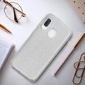 Miniatyrbillede 3 af 4: Beskyttelsesskal - AVIZAR - Samsung Galaxy A20e - Glitrende - Semi-hårdfør - Sølvgrå Silvergrå
