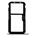Pikkukuva 2 / 4: SIM-korttiteline - Huawei - Mate 20 Lite - Musta - Yhteensopiva nanoSIM- ja micro SD - Helppo vaihto Svart