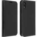 Miniatyrbillede 1 af 4: iPhone XR-etui - Ægte læder - Sort - Tegnebog - Videostativ - Kortlommer Svart