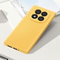 Pikkukuva 3 / 5: Xiaomi Redmi Note 14 Pro ja 14 Pro Plus Silikoninen Soft-Touch Kuori Keltainen Gul
