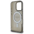 Pikkukuva 6 / 6: iPhone 16 Pro - Guess IML Glitter Circle MagSafe MagSafe MagSafe (GUHMP16LHFGEREK) - Musta