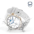 Miniatyrbillede 4 af 5: Bluetooth Connected Watch Sundhedsovervågning Opkaldsstyring Musik LinQ Silver Dial Grå