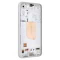 Miniatyrbild 2 av 4: Komplett enhet för Galaxy S23 FE LCD + pekskärm + officiellt Samsung vitt chassi Vit
