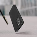 Miniatyrbillede 4 af 4: Hoesje - Xiaomi - Poco F3 - Øko-læder - Kulstofeffekt - Blød - Inklusiv håndledsstrop Svart