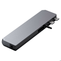 Miniatyrbild 2 av 6: Hub för MacBook USB C till HDMI 4K, Ethernet, USB + 2 USB C, Satechi Gray