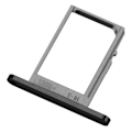 Miniatyrbillede 2 af 4: Erstatnings SIM-kortbakke til Samsung Galaxy S6 - Sort Svart