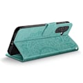 Miniatyrbillede 4 af 5: Etui Blomster Mandala til Samsung Galaxy A26 Punge med Håndledsrem Grønn Grön