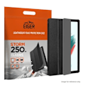 Miniatyrbild 2 av 2: Fodral för Galaxy Tab A8 10,5 tums förstärkt folio med magnetisk stativfunktion Eiger Black Svart