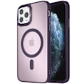 Pikkukuva 1 / 6: MagSafe-kuori iPhone 11 Pro Max - Mattapintainen, Violetin Raitainen Lila