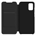 Pikkukuva 2 / 5: Samsung A21s Flip Wallet -korttikotelon kansi - ANYMODE - Musta - Jäykkä - Läppä - Synteettinen Svart