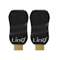 Miniatyrbillede 2 af 6: HDMI til Ethernet-udvidelsesadapter 1080p HD-opløsning 30m rækkevidde - LINQ