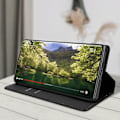 Miniatyrbillede 3 af 5: Etui til Honor Magic 5 Lite 5G og X9a - AVIZAR - Flip Card Holder Video Support - Sort Svart
