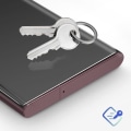 Miniatyrbild 3 av 5: Härdat glas - X-ONE - Samsung Galaxy S22 Ultra - 9H hårdhet - UV-fixering - Transparent Transparent