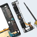 Pikkukuva 3 / 3: Alkuperäinen sisäinen kaiutin Samsung Galaxy Tab A8 10.5 Samsung Black -puhelimeen Svart