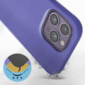Miniatyrbillede 3 af 5: iPhone 14 Pro cover Halvstiv Soft-touch Fin lilla