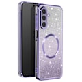 Miniatyrbild 1 av 5: Coque MagSafe för Samsung Galaxy A26 Silikon Glittrig Lila Lila