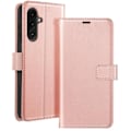 Miniatyrbild 1 av 5: Portföljfodral för Samsung Galaxy A26 med handrem Mayaxess Rosa Champagne Rosa